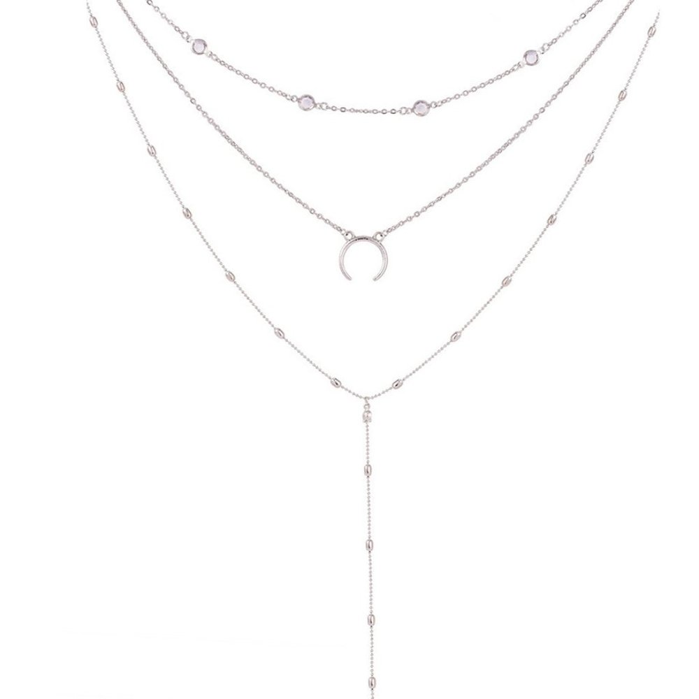 ๐โจ Moon Layer Necklace - Picture 2 of 2